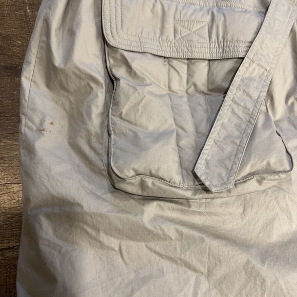 Long Duck Down Coat Parka Overcoat Unisex Men L / W XL 112 Vintage Natur Daunen - Picture 13 of 16